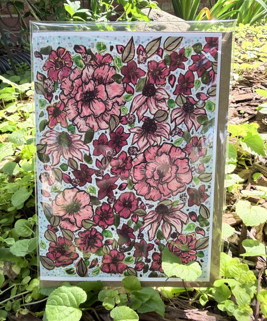 Heather Greeting Card
