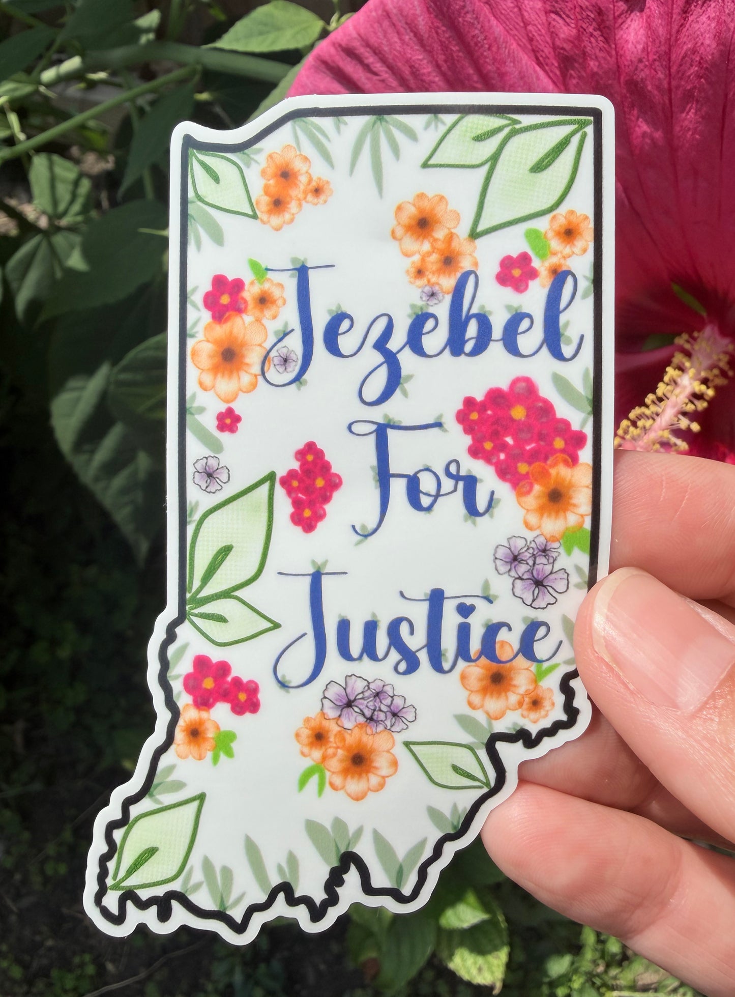 Jezebel for Justice Indiana Sticker