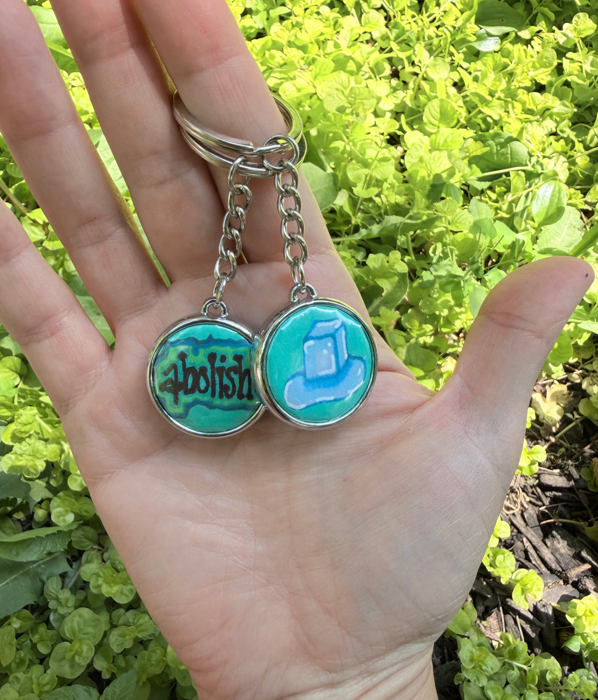 Abolish Ice Keychain