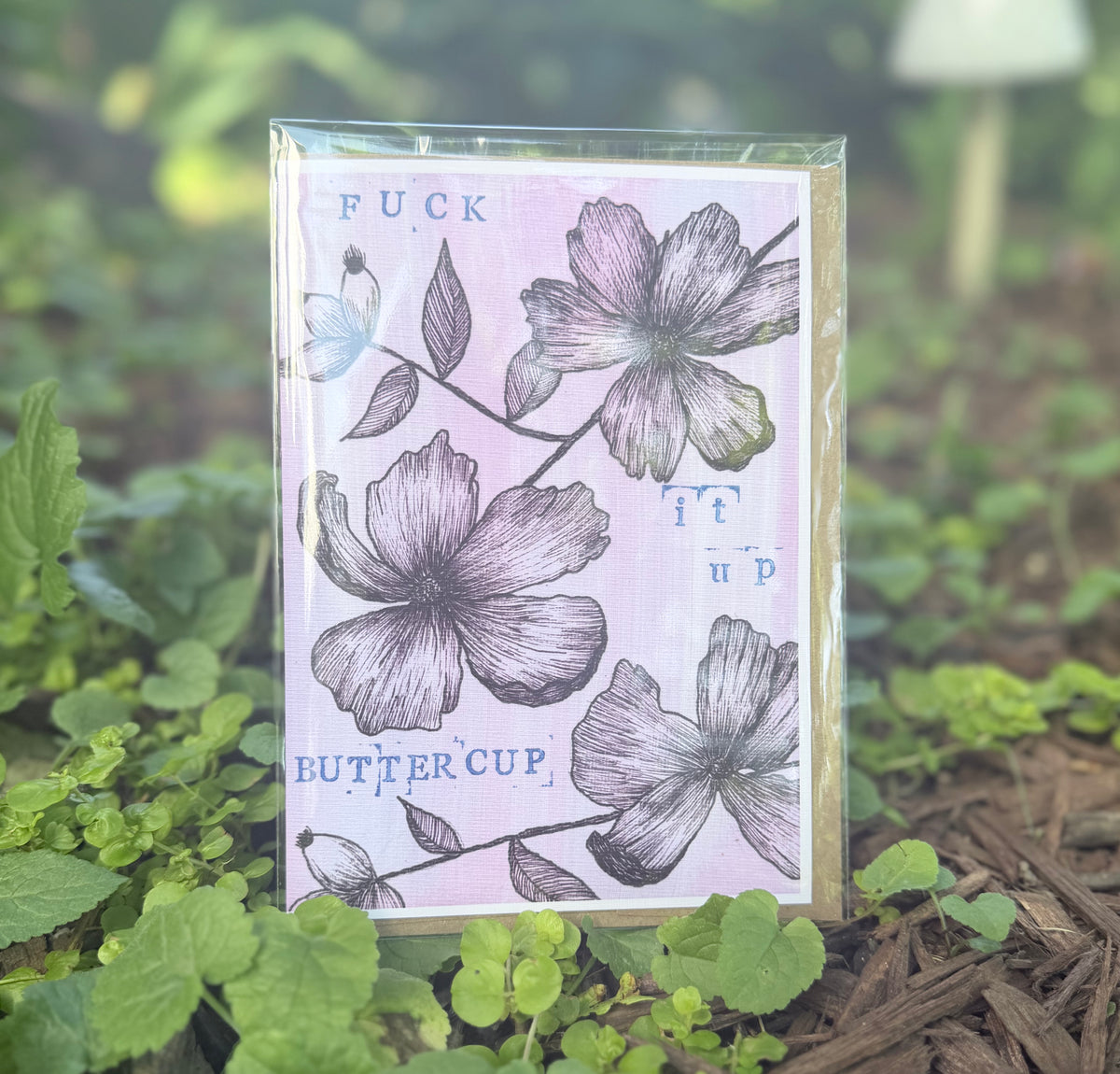 Fuck it up Buttercup Greeting Card