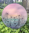 12" Canvas Round - Rainbow