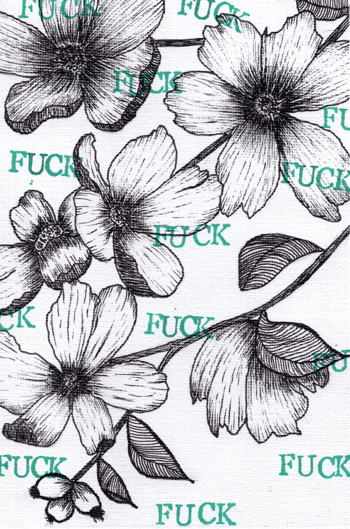 Floral Fuckery Resistance Prints