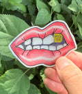 Fuck Ice Gold Tooth Sticker