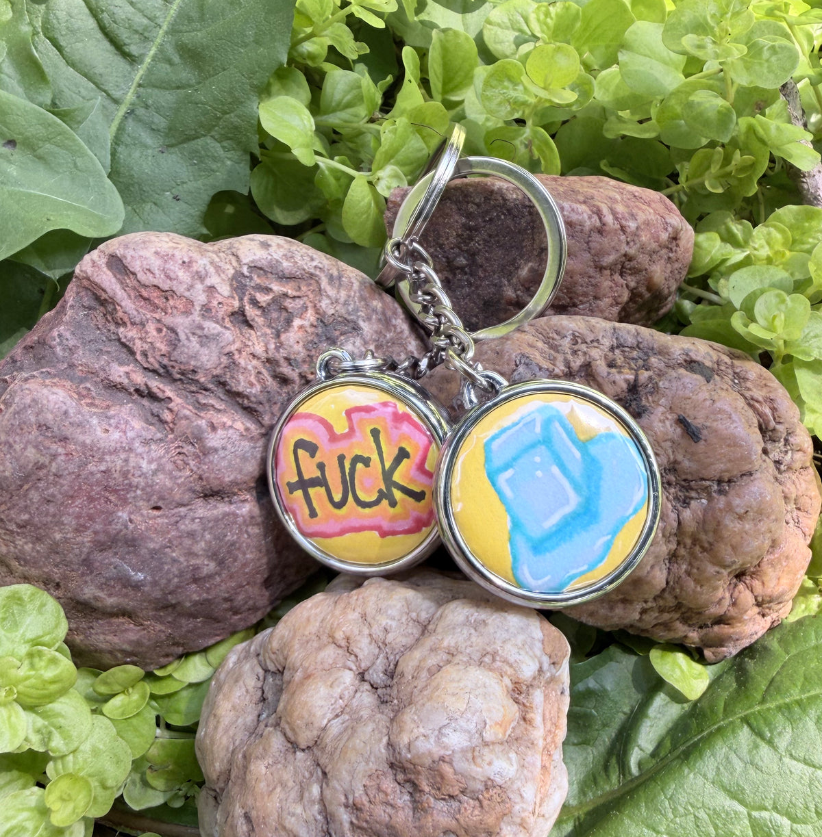 Fuck Ice Keychain