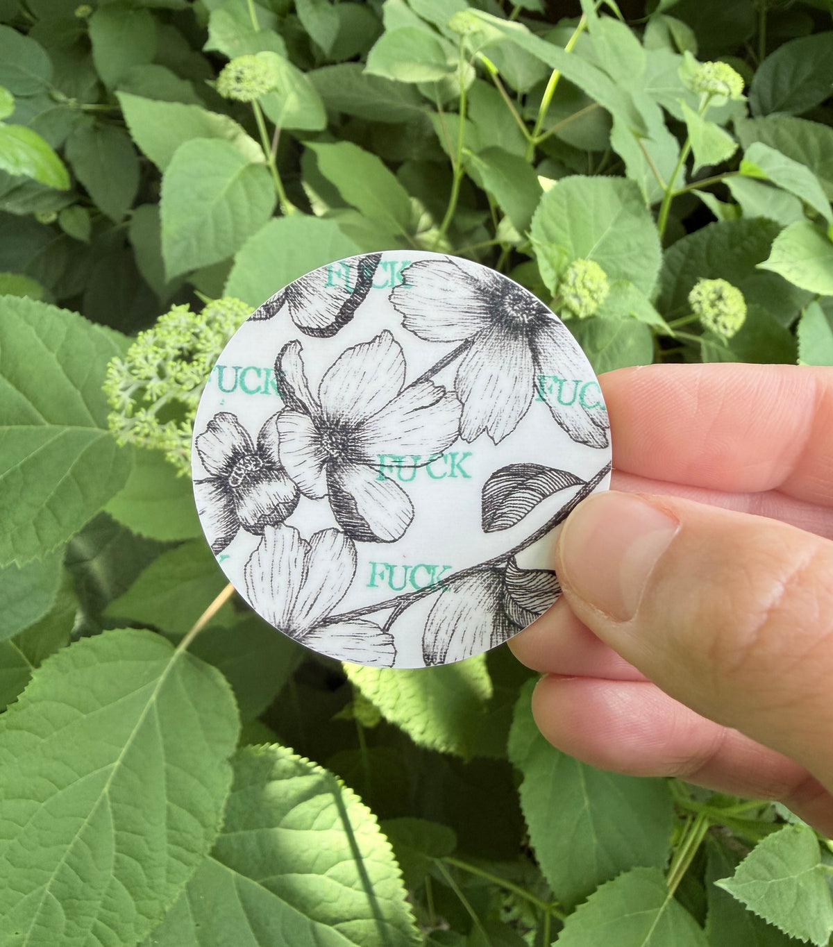 Fuck - Floral Fuckery No. 1 Sticker