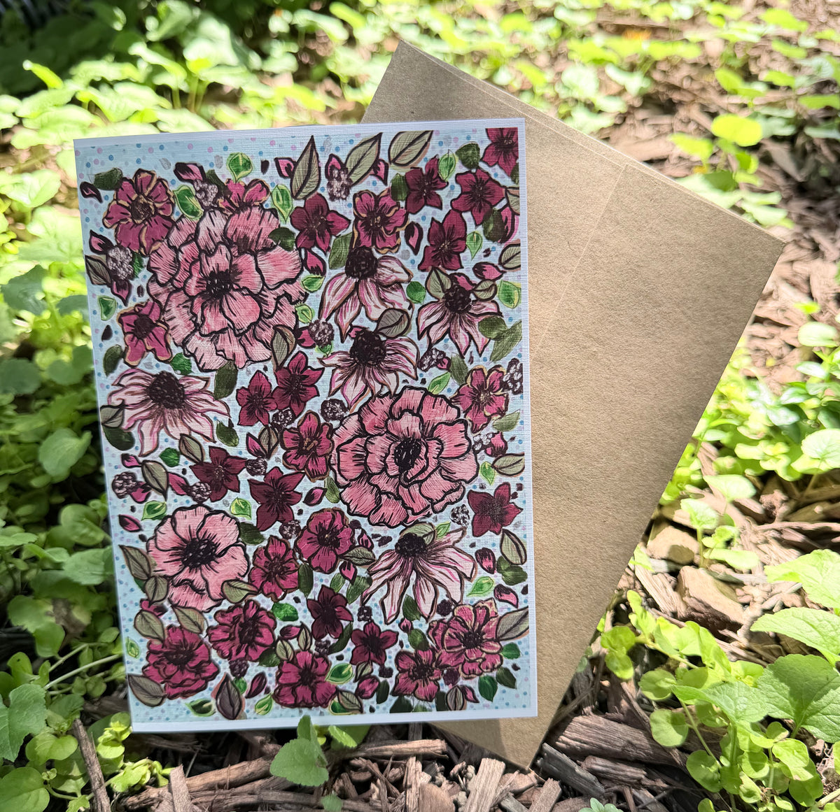 Heather Greeting Card
