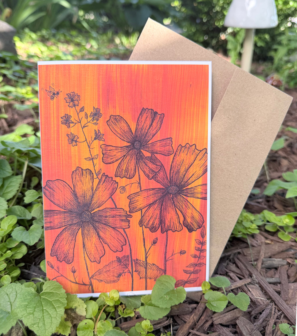 Floral Fuckery No. 4 Greeting Card