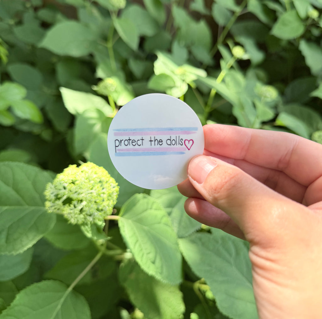 Protect the Dolls Sticker
