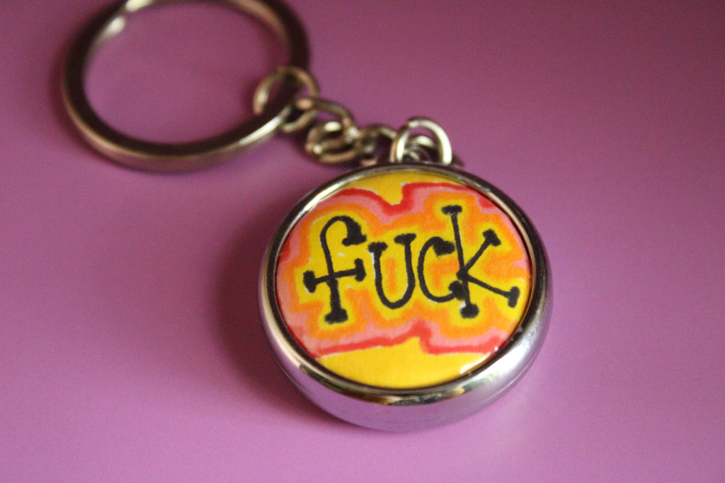 Fuck Ice Keychain