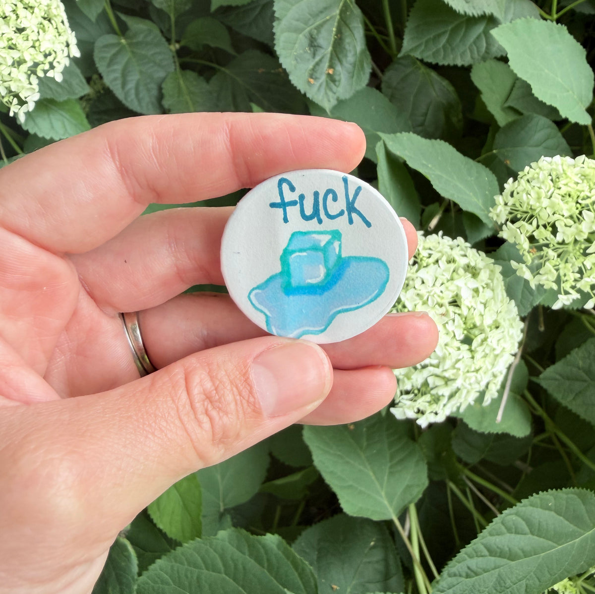 Fuck Ice Button