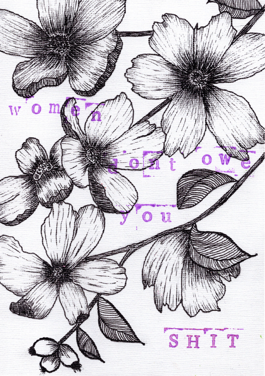Floral Fuckery Resistance Prints
