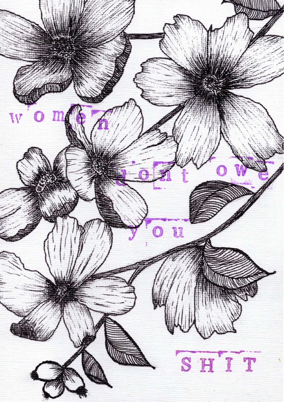 Floral Fuckery Resistance Prints